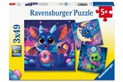 Puslespil - Ravensburger Små dæmoner 3x49 brikker - 12004261