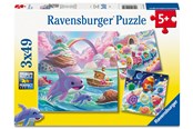 Puslespil - Ravensburger Slikverden 3x49 brikker - 12004260