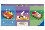 Puslespil - Ravensburger Kawaii Breakfast, Lunch & Dinner 100 brikker 3x100 brikker - 12002047