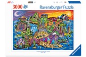 Puslespil - Ravensburger Øen med seværdigheder 3000p - 12001825