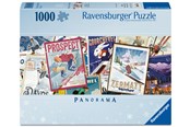 Puslespil - Ravensburger Vintage ski-plakater 1000p - 12001389