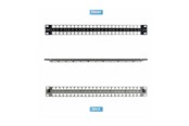 Netværkstilbehør - StarTech.com Startech blank keystone patch panel - 1U - 19" - for RJ45 - TAA Compliant - C6PANELSTP481U