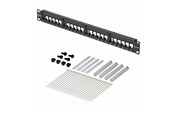 Netværkstilbehør - StarTech.com Startech blank keystone patch panel - 1U - 19" - for RJ45 - TAA Compliant - C6PANELUTP241U