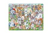 Puslespil - Larsen Puzzles Happy Dogs Jigsaw Puzzle – 32 pieces Maxi (36.5 x 28.5 cm) 2D Puslespil - CZ6