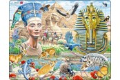 Puslespil - Larsen Puzzles Sphinx and Pyramids Jigsaw Puzzle – 85 pieces Maxi (36.5 x 28.5 cm) 2D Puslespil - HL11