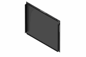 Kabinet Tilbehør - Havn BF 360 Solid Side Panel black - HVN-AS-BFSOL-02