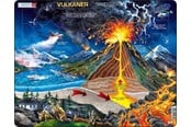 Puslespil - Larsen Puzzles Volcanoes Jigsaw Puzzle – 70 pieces Maxi (36.5 x 28.5 cm) 2D Puslespil - NB2