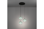 Lamper - EGLO ALAMITO KLYNGE Ø:425 CCT SORT STRUKTUR/GRØN/KLAR - 902575