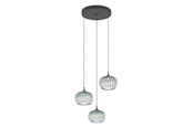 Lamper - EGLO ALAMITO KLYNGE Ø:425 CCT SORT STRUKTUR/GRØN/KLAR - 902575
