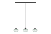 Lamper - EGLO ALAMITO LANGBORD L770 CCT 3L SORT STRUKTUR/GRØN/KLAR - 902574