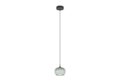 Lamper - EGLO ALAMITO PENDEL Ø:200 CCT SORT STRUKTUR/GRØN/KLAR - 902576