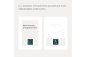 Lamper - EGLO BASILE BORDLAMPE Ø300 TOUCH HVID - 902847