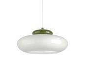 Lamper - EGLO BERARDELLI PENDEL Ø:320 GRØN/HVID - 903003
