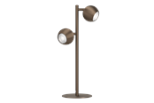 Lamper - EGLO BIMEDA 1 BORDLAMPE H450 2L GU10 M/AFBR. MØRK BRONZE - 902614