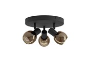 Lamper - EGLO CASTELLAZO RONDEL Ø:250 3L E14 SORT/KOBBER - 902465