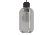 Lamper - EGLO DASMINA PENDEL Ø:130 E27 SORT/SORT-TRANSP. - 903157