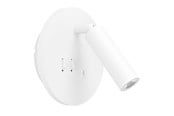 Lamper - EGLO FANZAROTTA SPOT RUND Ø:145 M/AFBR.+ USB-C HVID - 902164