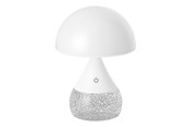 Lamper - EGLO GLITTER BORDLAMPE H210 RGBW TOUCH HVID/TRANSP. - 75987
