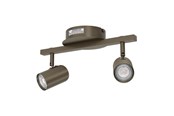 Lamper - EGLO MONTEMURRO SPOTSKINNE L320 2L MØRK BRONZE - 902708