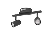 Lamper - EGLO MONTEMURRO SPOTSKINNE L320 2L SORT - 902705
