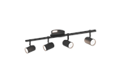 Lamper - EGLO MONTEMURRO SPOTSKINNE L700 4L SORT - 902706