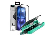 Mobil - Beskyttelsesglas - ESR Armorite Tempered Glass for iPhone 16 with Applicator - with Black Frame - 4894240236031