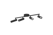 Lamper - EGLO VALPROTO SPOTSKINNE L550 4L CCT SORT/SORT - 902699