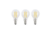 Lyskilder - EGLO LED pære E14 P45 KLAR 2700K 470LM 3 STK E14 - 117616