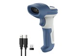 Stregkodelæser - Inateck BCST-73 - 1D/2D | USB/Bluetooth/2.4GHz - BCST-73_white blue