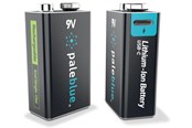 Batteri - paleblue Pale Blue Voyager 9V Battery 2-pack of 9V w/ 2x1 c - PB-9V-2G