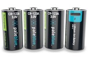 Batteri - paleblue Pale Blue Voyager CR123 Battery 4-pack of CR123 i - PB-CR123A-2G