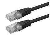 Netværkskabel - Roline patch cable - 50 cm - black pantone 3C - Sort - 21.51.1525