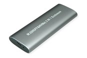 Harddisk - tilbehør - Roline VALUE - storage enclosure - external type - M.2 NVMe Card - USB 3.2 (Gen 2) - 16.99.4132