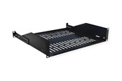 Rack skabe - Roline VALUE - rack shelf - 440 x 400 mm 25 kg load capacity U-Shape - 2U - 26.99.0434