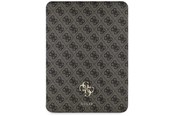 Tablet - Covers & Cases - GUESS GUFC13RM24PS4SGW iPad Air 13" 2024 brown Magnetic 4G Big Logo - 3666339388010