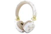 Hovedtelefoner/headset - GUESS Bluetooth ENC GUBH70E4PTMH on-ear headphones white 4G Triangle Round Shape - 3666339328993