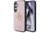 Mobil - Covers & Cases - GUESS Grained Big 4G Logo Small Classic Logo case for Samsung Galaxy S25 Plus pink - 3666339449209
