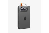Mobil - Beskyttelsesglas - Spigen Glass tR EZ Fit Optik Pro 2 Pack - Black - iPhone Duo - AGL12011