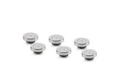 Gør-det-selv vandkøling - Thermal Grizzly DeltaMate Plug - Gloss Nickel (6-P - TG-DM-FIT-6309