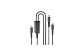 USB kabel - SKross Link Split Pro braided cable USB-C - 2x USB-C - 140W 150cm - 21408