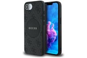 Mobil - Covers & Cases - GUESS 4G Circle Classic Logo MagSafe case for iPhone 16e - black - 3666339454036