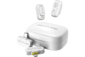 Mikrofon - Hollyland LARK A1 Combo Ivory White with USB-C RX + Lightning RX + Charging Case - 6108 COMBO IVORY WHT