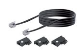 Netværkskabel - Schwaiger phone cable kit - black - Sort - TAL6306 533
