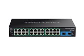 Switch - TRENDnet TI-RP262 - Version v1.0R - switch - hardened industrial - 26 ports - rack-mountable - TAA Compliant - TI-RP262