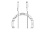 USB kabel - ESSENTIALS by UPSTRÖM 100W USB-C to USB-C Cable 2.5m - White - CC250-100W-E