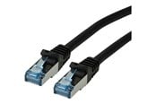 Netværkskabel - Roline patch cable - 3 m - black - Sort - 21.15.2853