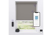 Smart Home - MotionBlinds Trådløst elektrisk mørklægningsrullegardin 80x190 cm - Grå - 2020502