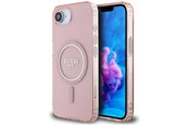 Mobil - Covers & Cases - GUESS IML Glitter Circle MagSafe case for iPhone 16e - pink - 3666339454845