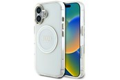 Mobil - Covers & Cases - GUESS IML Metal Colored Circle Classic Logo MagSafe case for iPhone 16 - white - 3666339428877