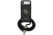 Mobil - Covers & Cases - GUESS 4G Big Logo Cord Stap Crossbody Case for iPhone Air - Black - 3666339526740